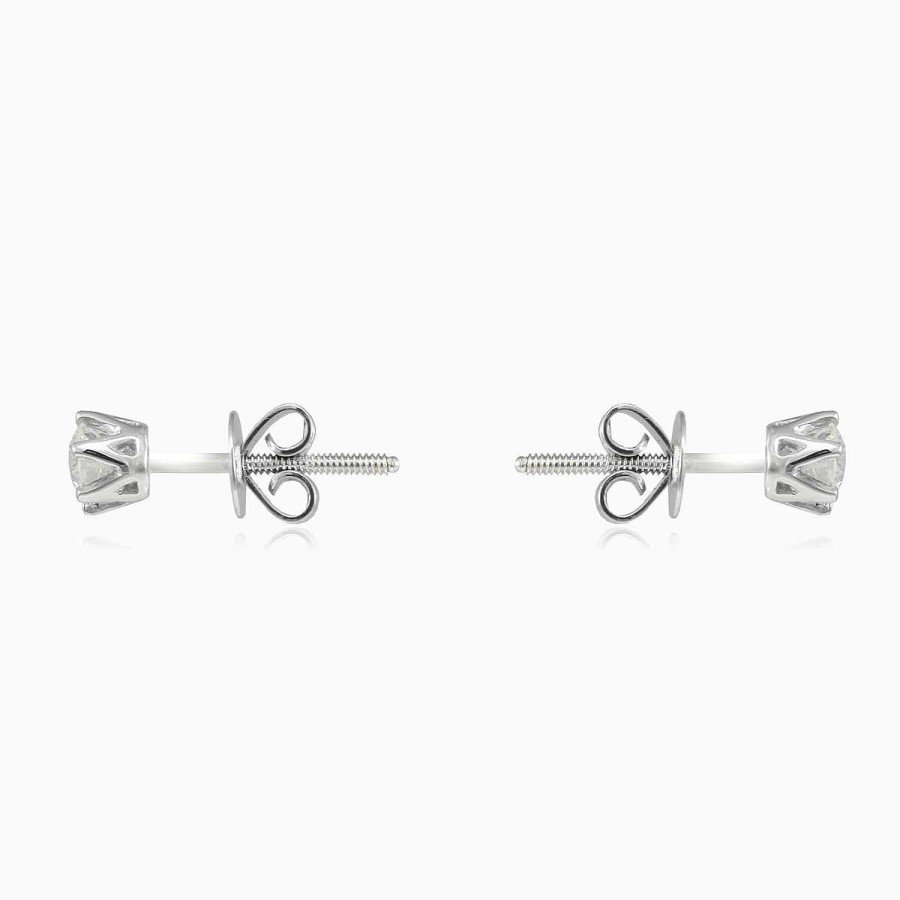 Woman Monte Cristo | Six Prong Diamond Studs