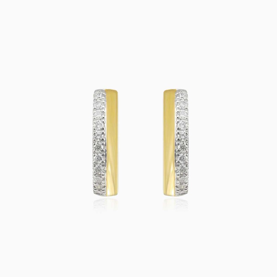 Woman Monte Cristo | Gold And Diamond Earrings