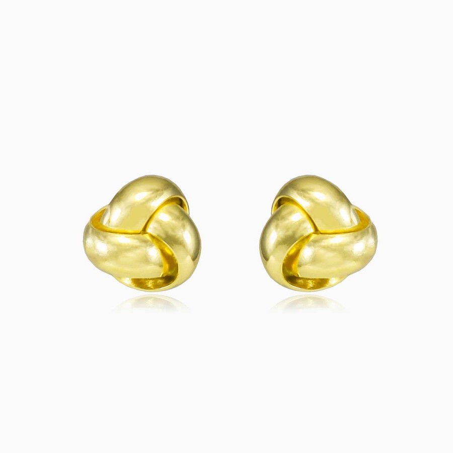 Woman Monte Cristo | Gold Knotted Studs