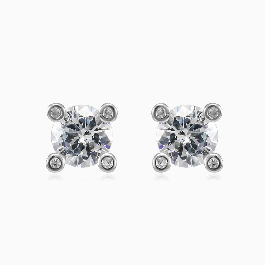 Woman Monte Cristo | Crown Stud Earrings