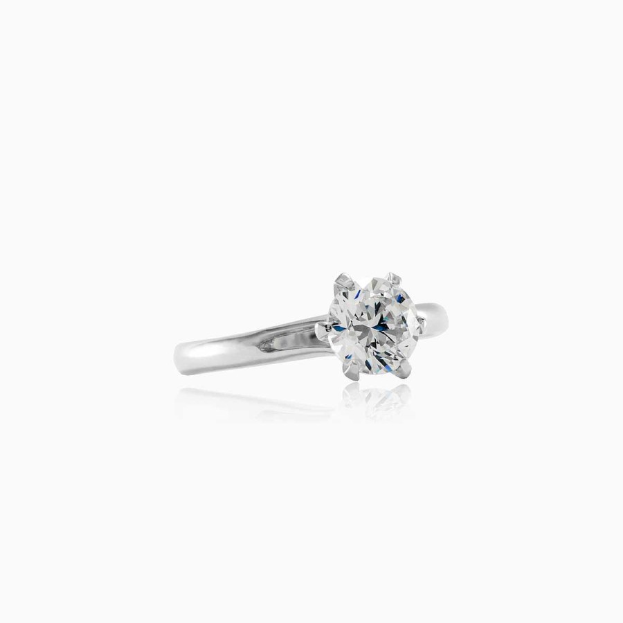 Woman Monte Cristo | Classico White Engagement Ring