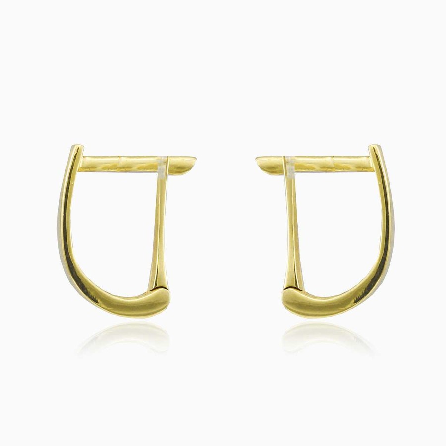 Woman Monte Cristo | Minimalist Gold Earrings