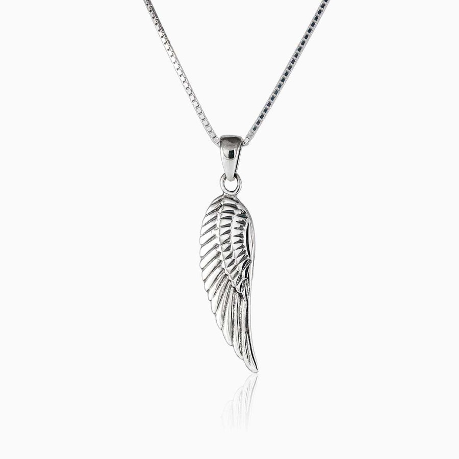 Woman Monte Cristo | Silver Wing Pendant