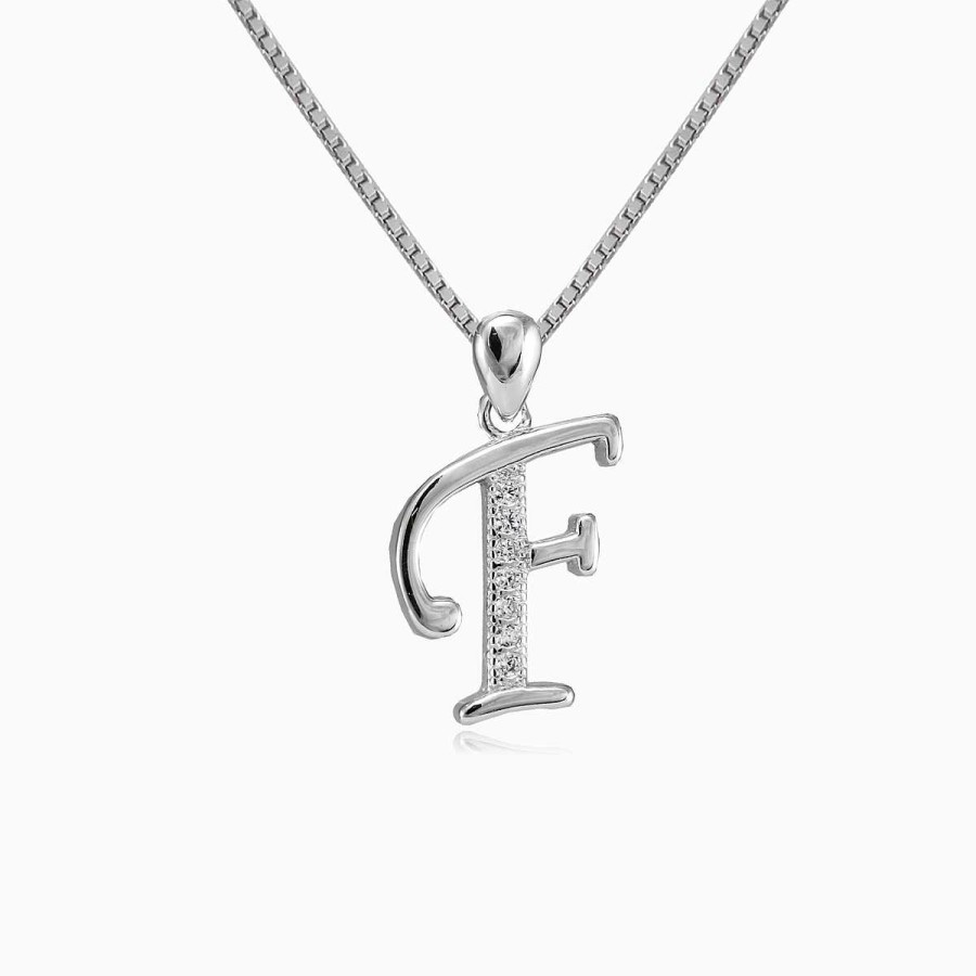 Woman Monte Cristo | Letter F Pendant