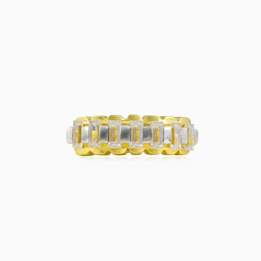 Woman Monte Cristo | Art Deco Gold Ring