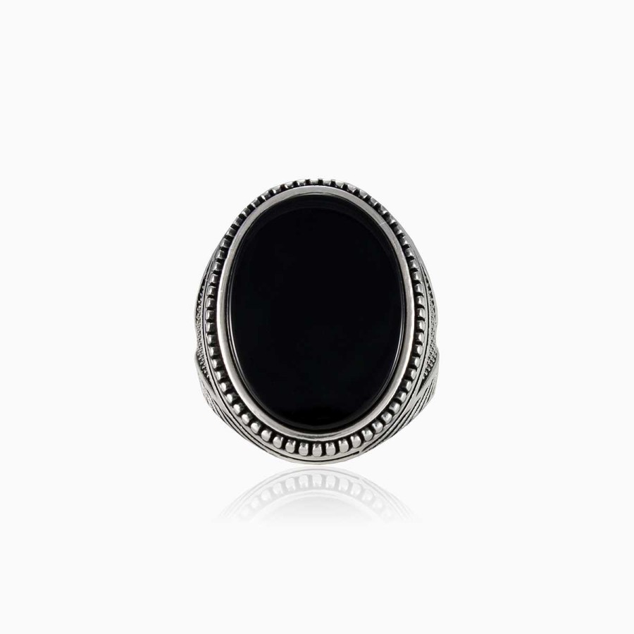 Man Monte Cristo | Empire Onyx Ring