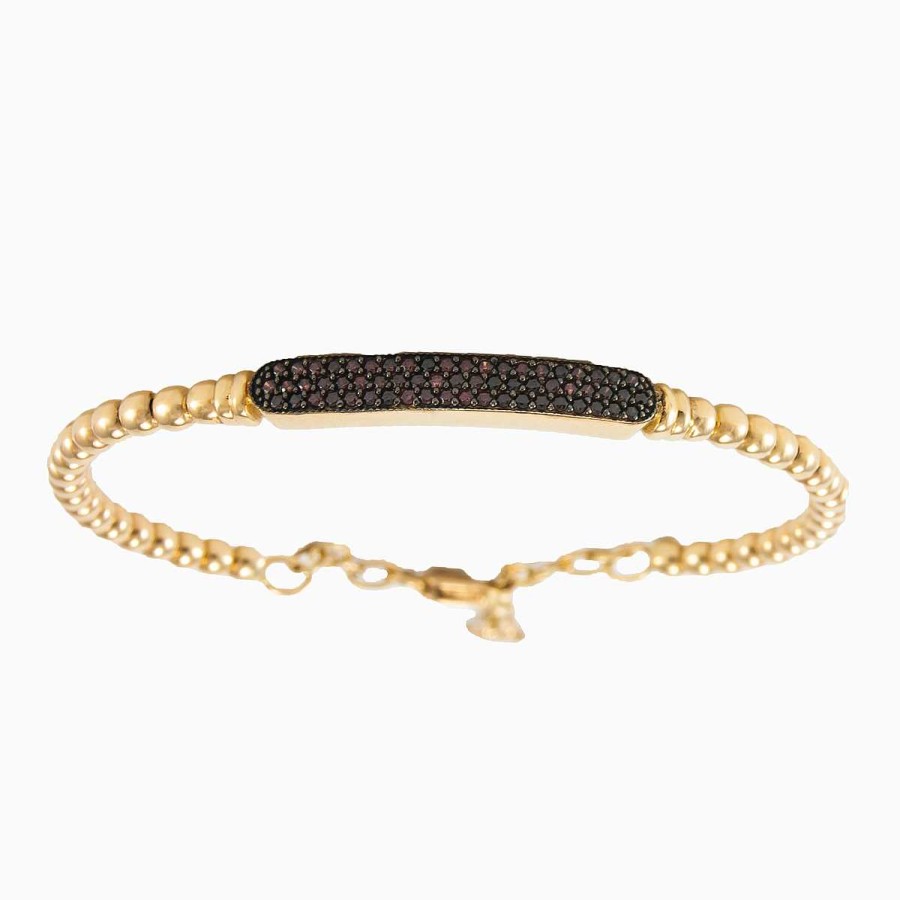 Woman Monte Cristo | Gold Bangle Bracelet