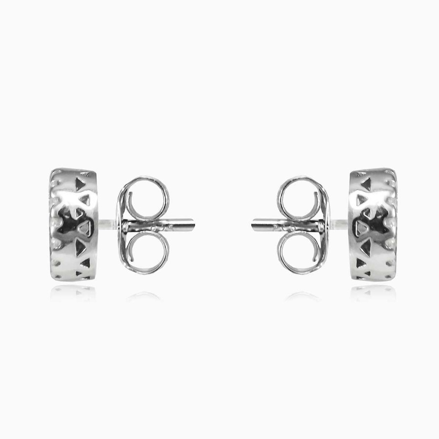 Woman Monte Cristo | Round Halo Crystal Studs