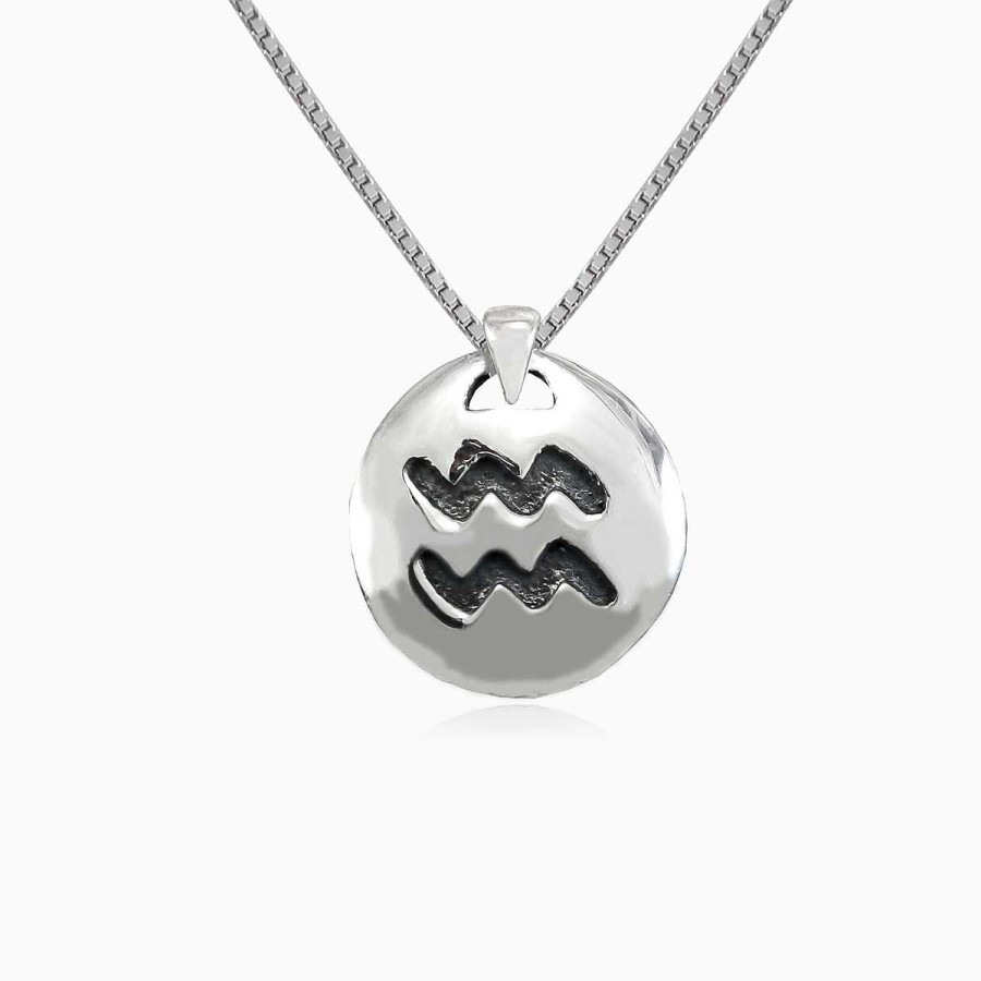 Woman Monte Cristo | Aquarius Silver Pendant