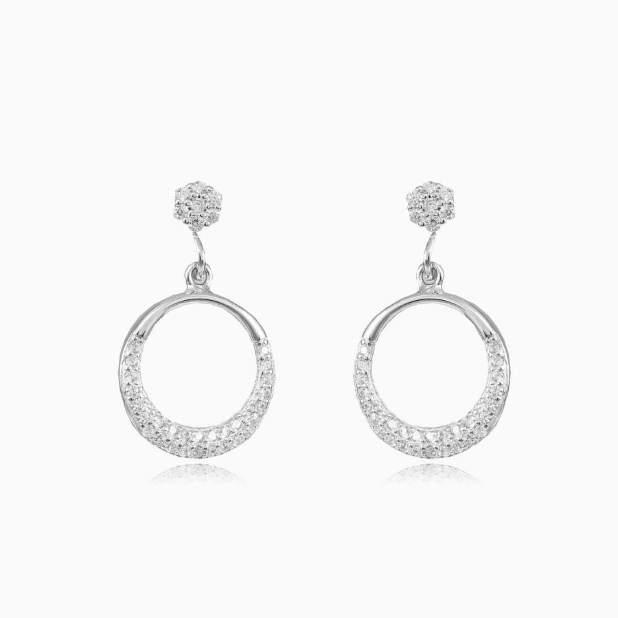 Woman Monte Cristo | Dangling Circle Earrings