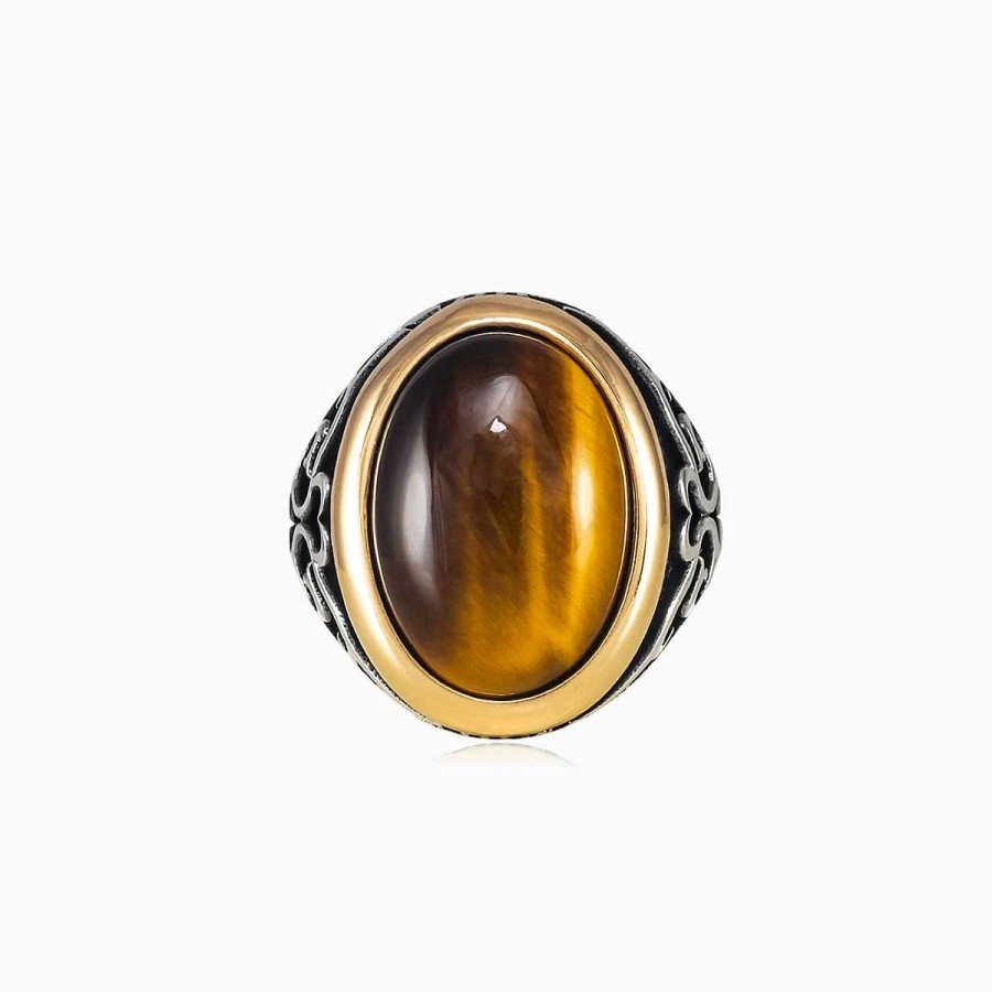 Man Monte Cristo | Assur Tiger Eye Ring