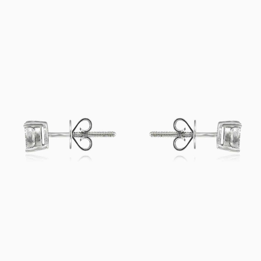 Woman Monte Cristo | Round Halo Diamond Studs