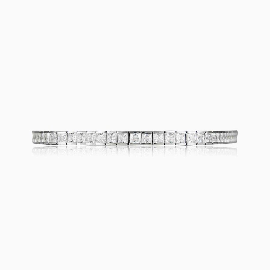 Woman Monte Cristo | Square Tennis Bracelet