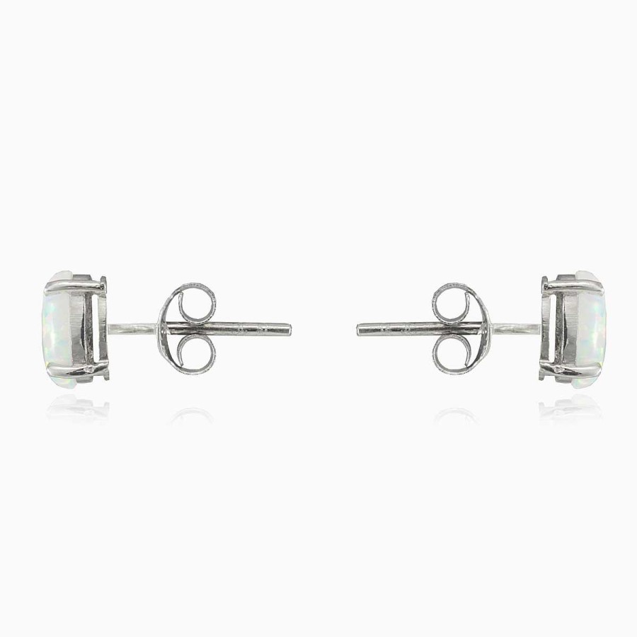 Woman Monte Cristo | White Opal Studs