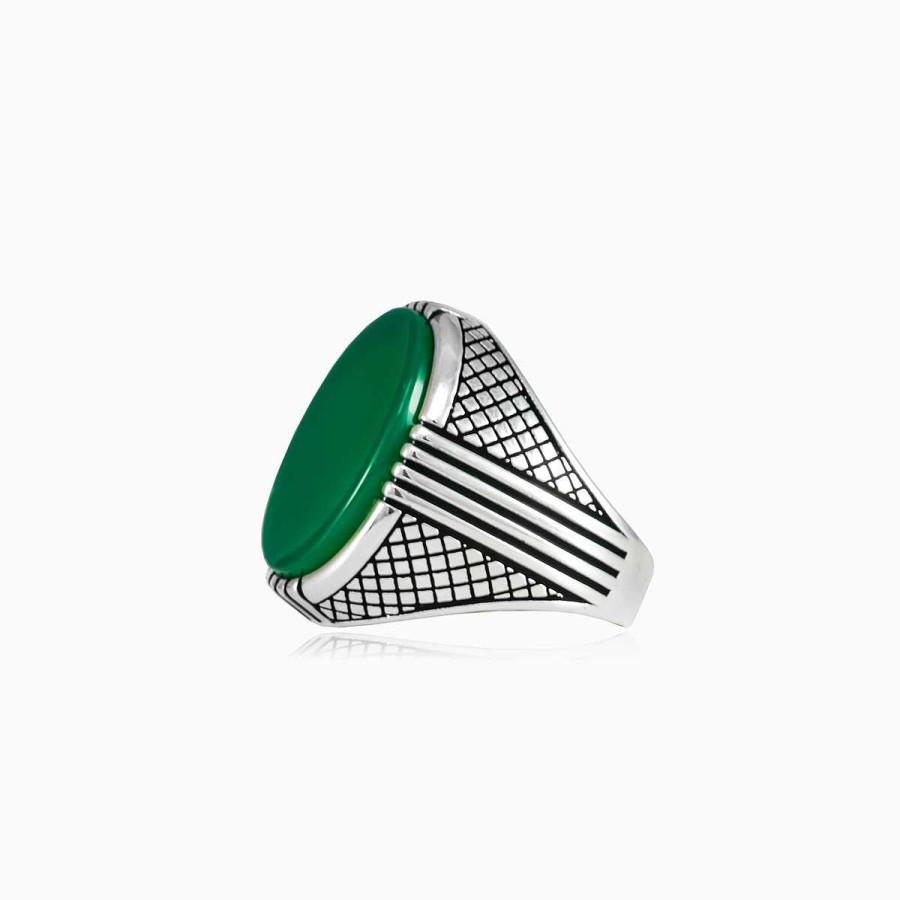 Man Monte Cristo | Four Lines Jade Ring