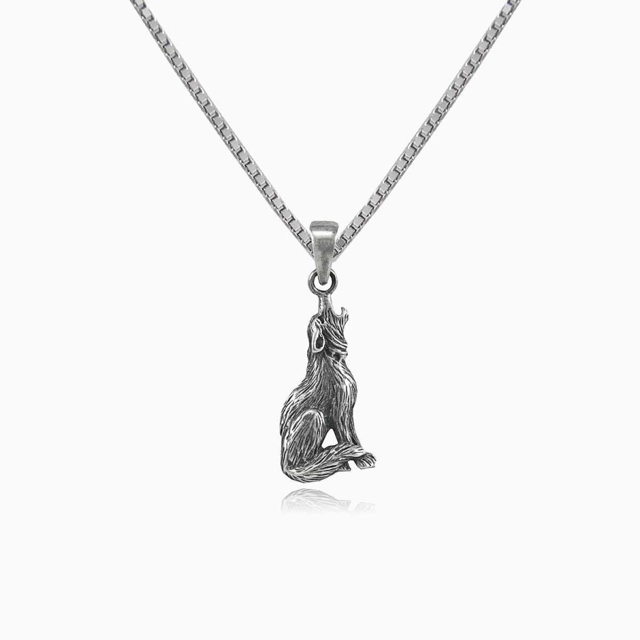 Man Monte Cristo | Silver Wolf Pendant