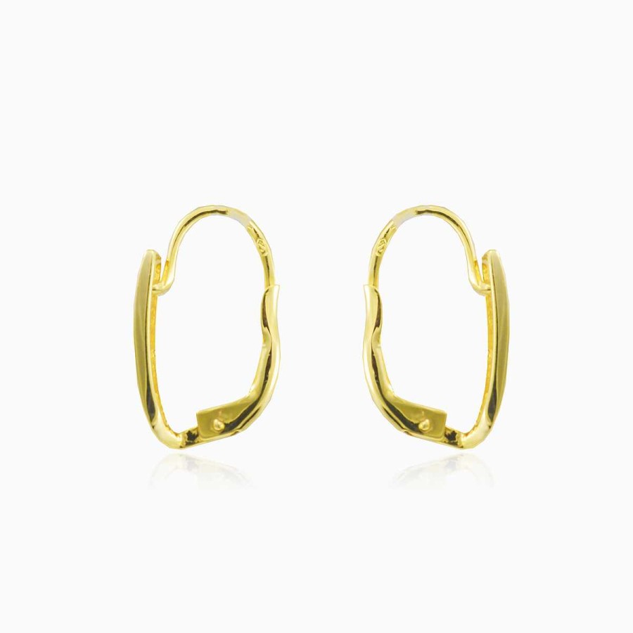 Woman Monte Cristo | One Row Gold Earrings