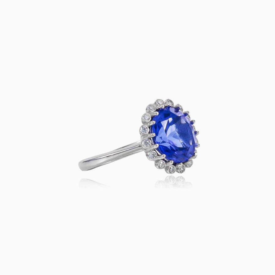 Woman Monte Cristo | Round Tanzanite Ringe