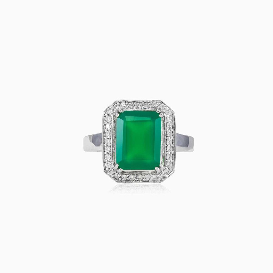 Woman Monte Cristo | Royal Emerald Jade Ring