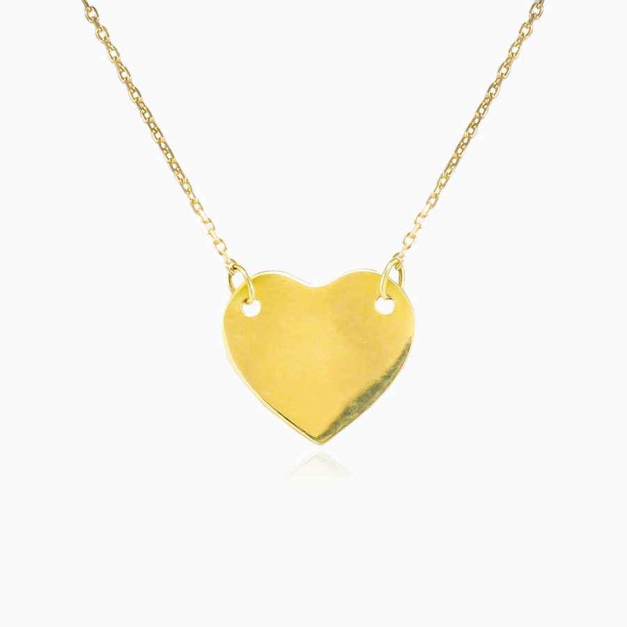 Woman Monte Cristo | Heart Gold Necklace