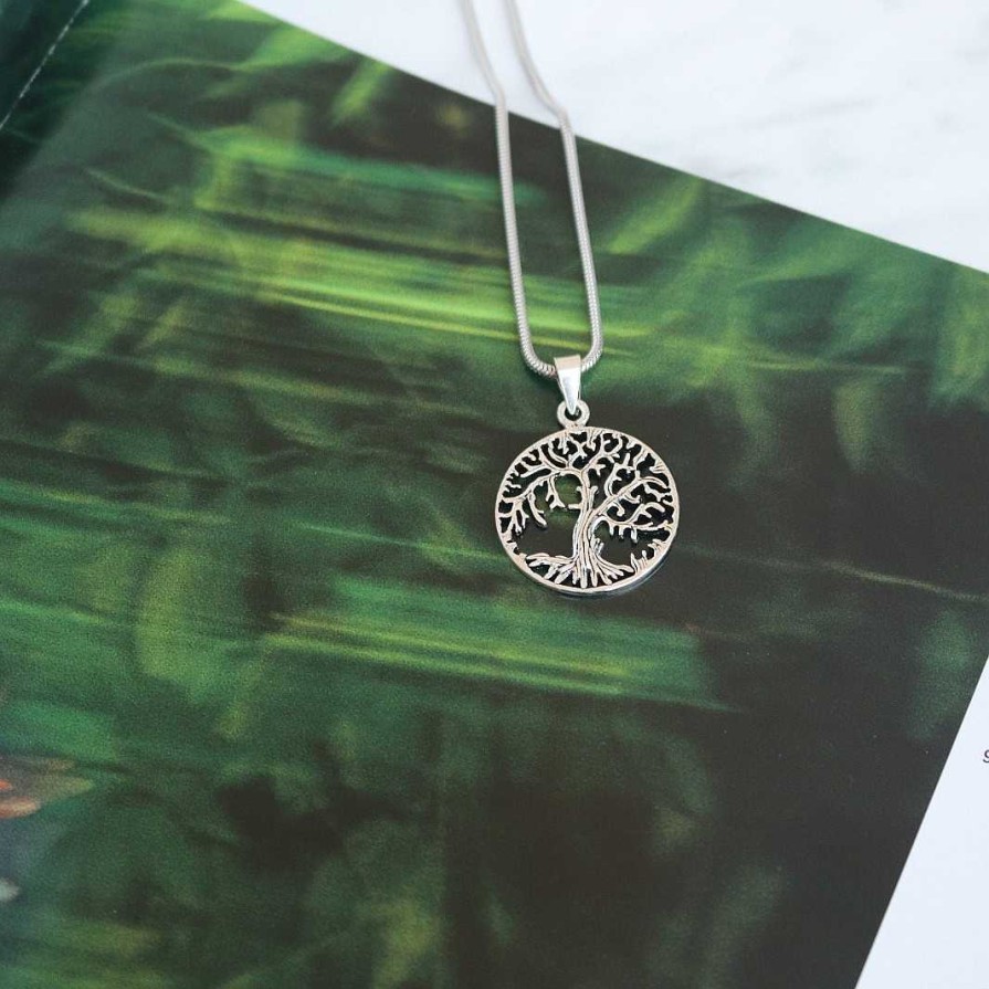 Woman Monte Cristo | Branched Tree Of Life Pendant