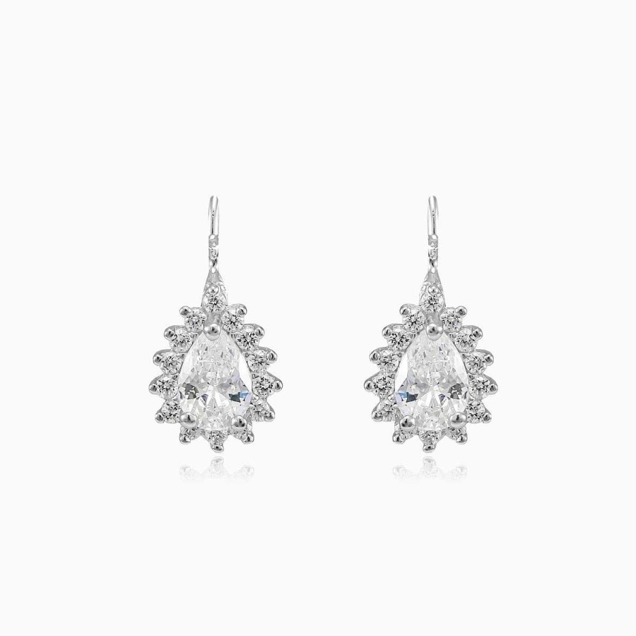 Woman Monte Cristo | Pear Crystal Earrings