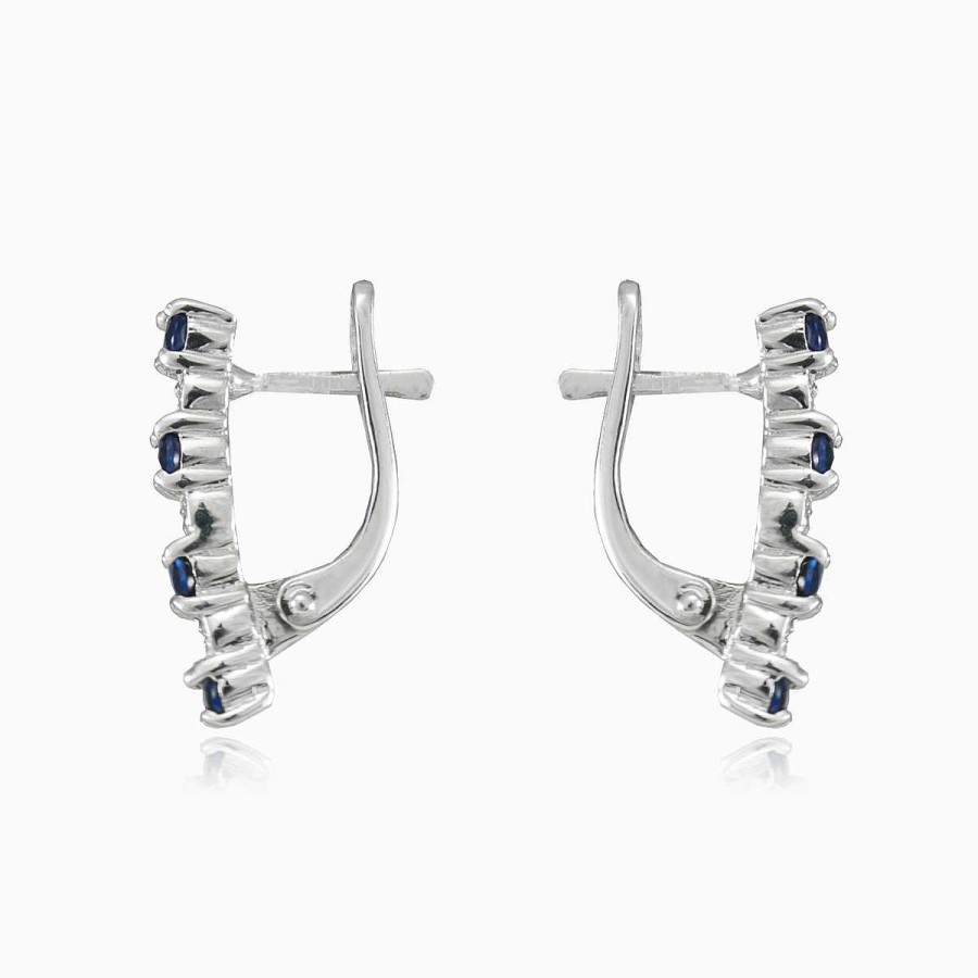 Woman Monte Cristo | Four Sapphire Earrings