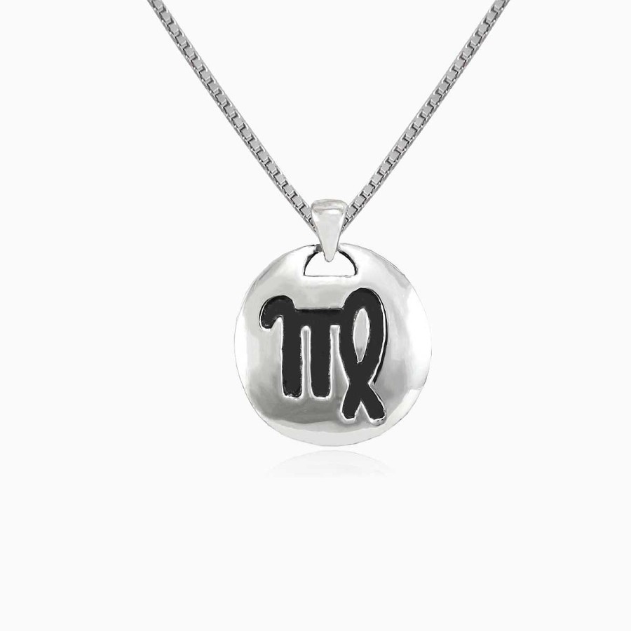 Woman Monte Cristo | Virgo Silver Pendant