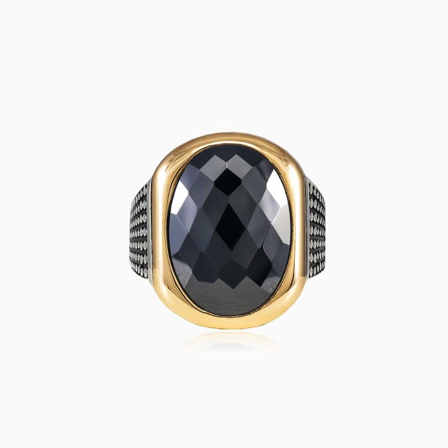 Man Monte Cristo | Briolette Dot Ring