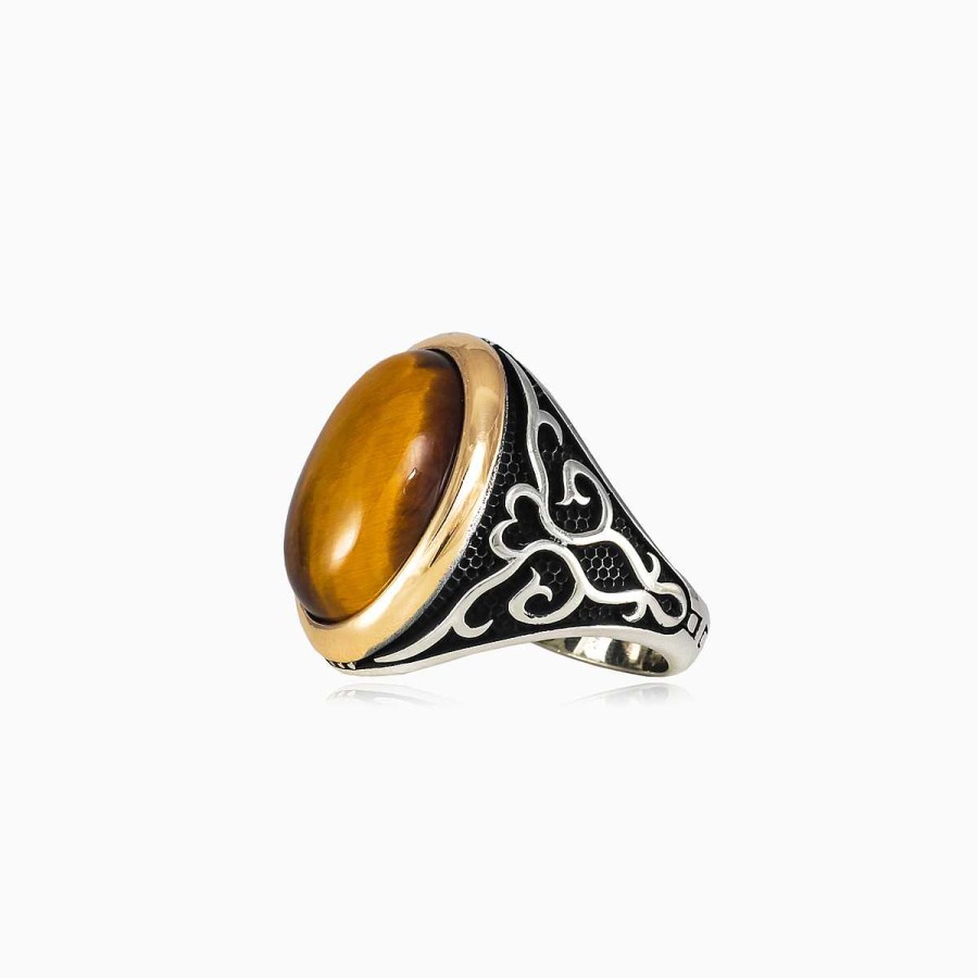 Man Monte Cristo | Assur Tiger Eye Ring