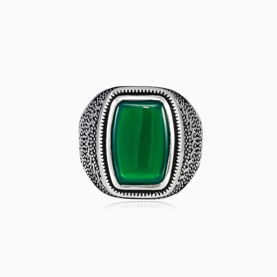 Man Monte Cristo | Detailed Rectangle Jade