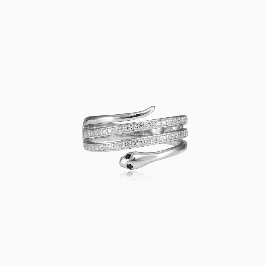 Woman Monte Cristo | Triple Round Snake Ring