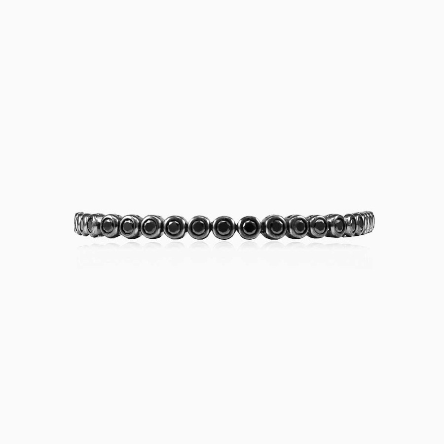 Woman Monte Cristo | Bezel Onyx Bracelet