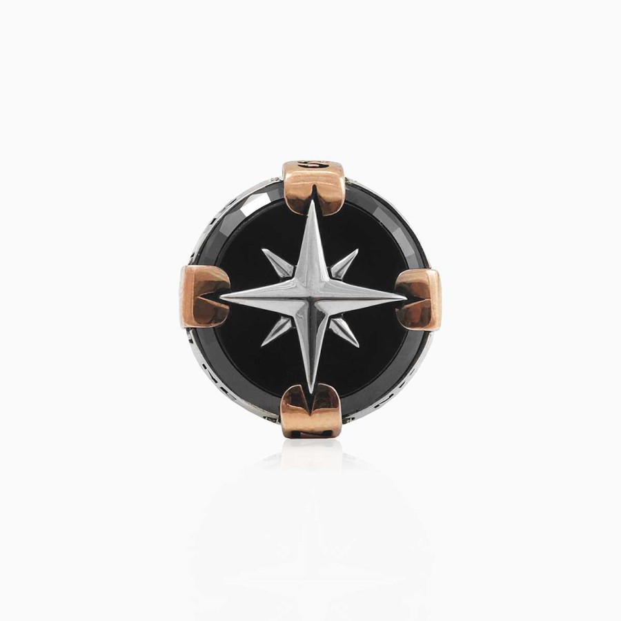 Man Monte Cristo | Onyx Rose Wind Ring