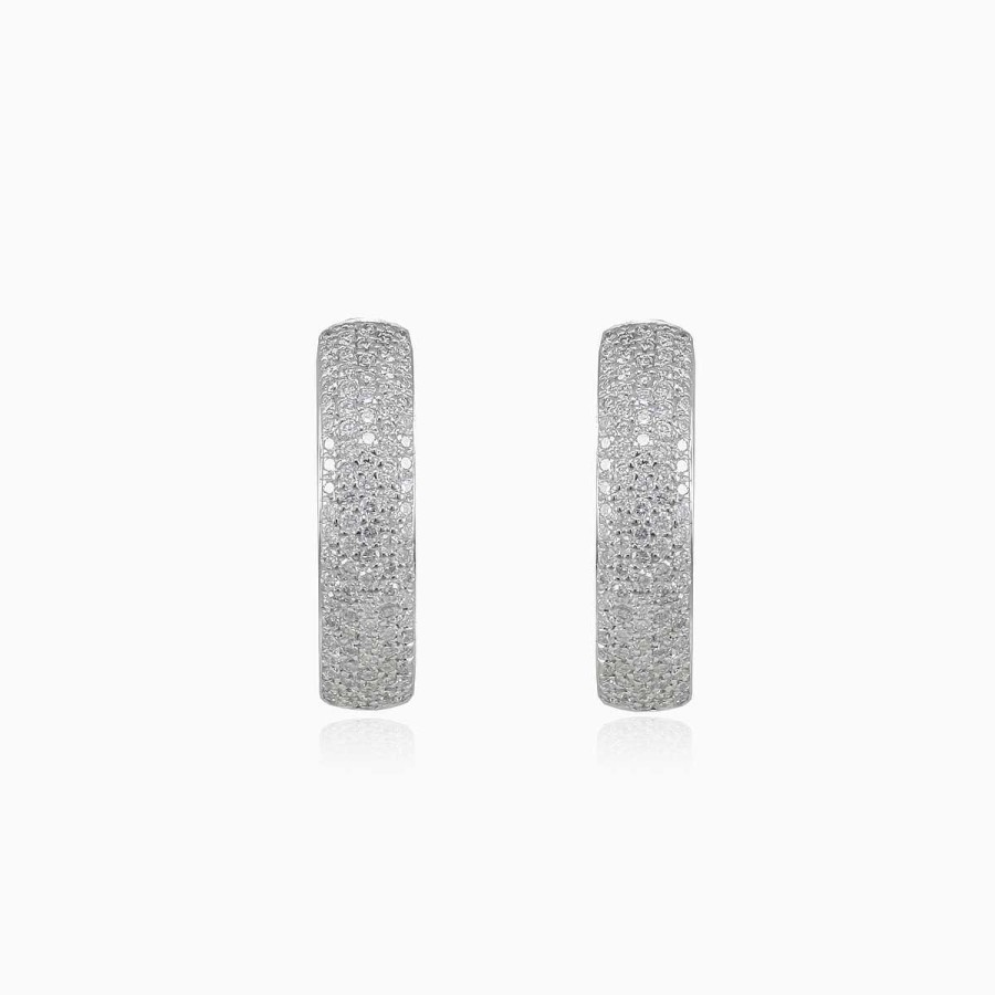 Woman Monte Cristo | Pave Rose Gold Diamond Earrings