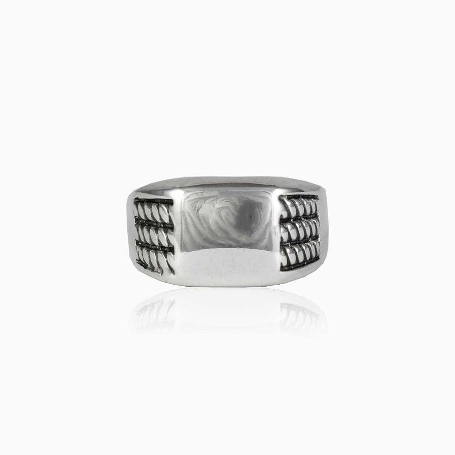 Woman Monte Cristo | Compact Silver Ring