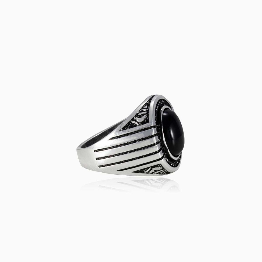 Man Monte Cristo | Onyx Eye Ring