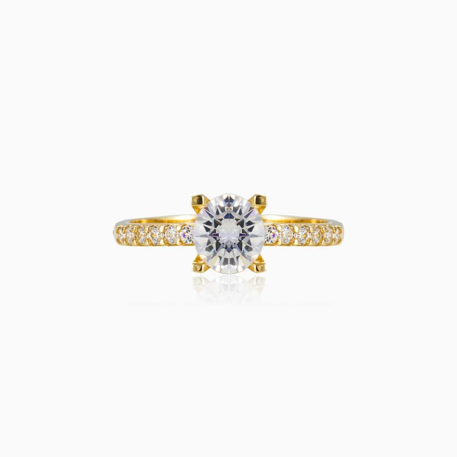 Woman Monte Cristo | Accent Gold Ring