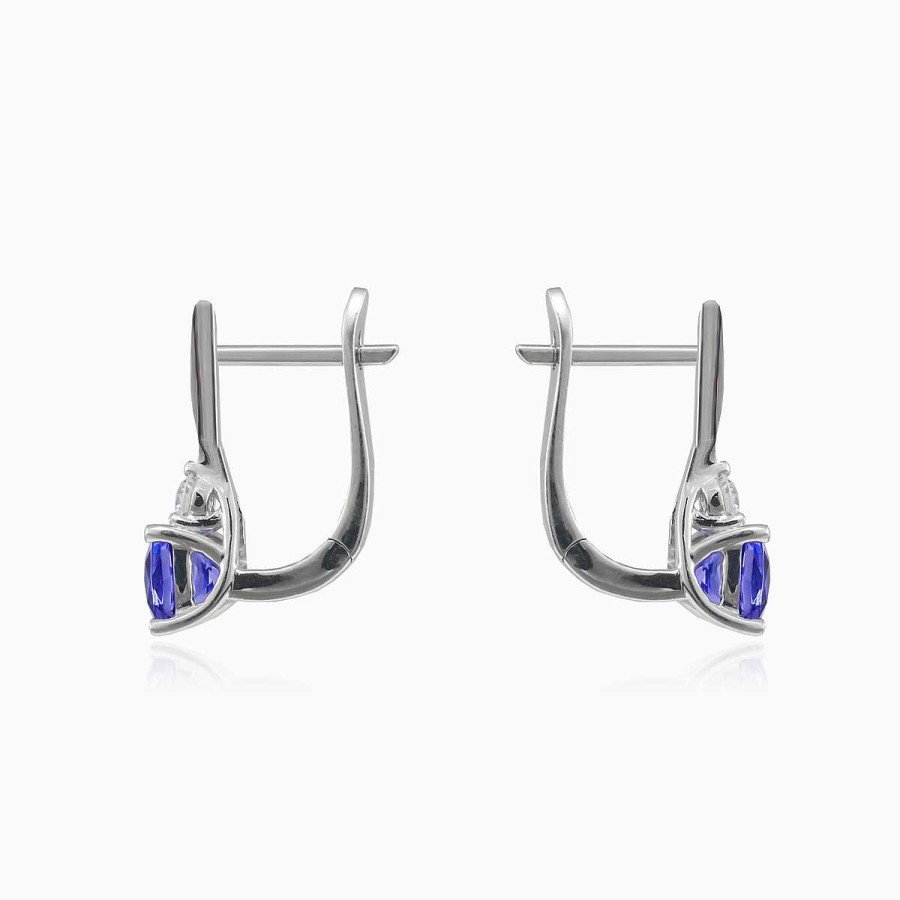 Woman Monte Cristo | Cushion Tanzanite Earrings