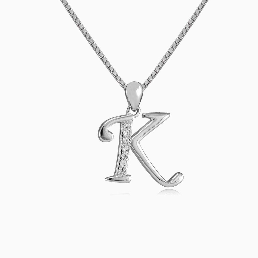 Woman Monte Cristo | Letter K Pendant