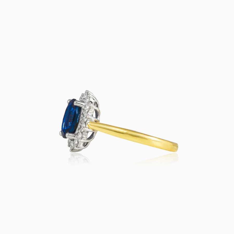 Woman Monte Cristo | Royal Sapphire Yellow Gold Ring