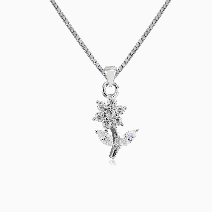 Woman Monte Cristo | Tiny Flower Pendant