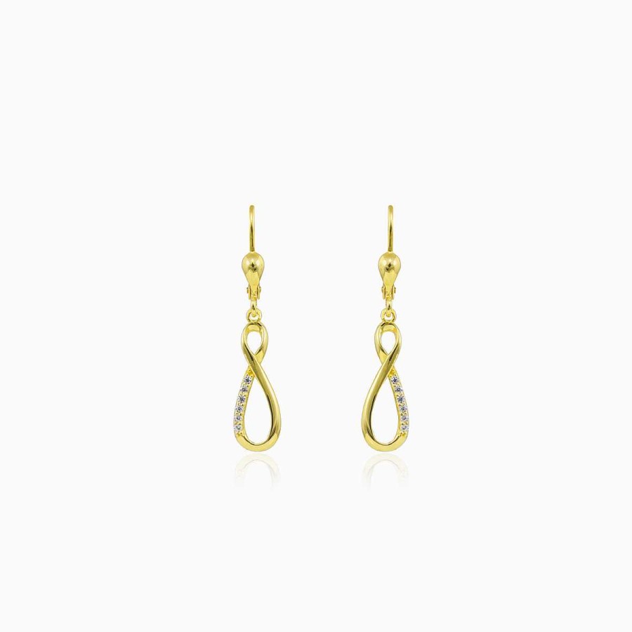 Woman Monte Cristo | Infinity Gold Earrings