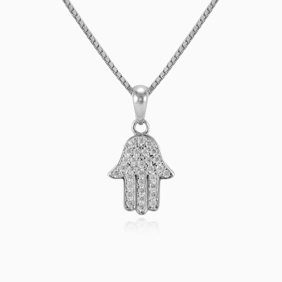 Woman Monte Cristo | Crystal Hamsa Pendant