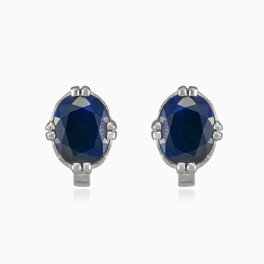 Woman Monte Cristo | Vintage Sapphire Earrings