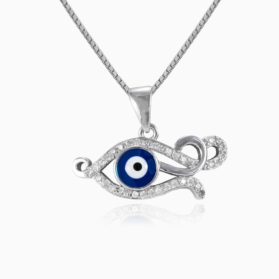 Woman Monte Cristo | Oriental Evil Eye Pendant