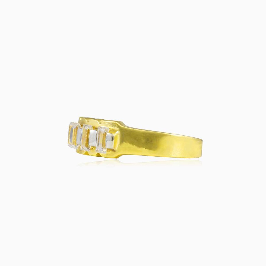 Woman Monte Cristo | Art Deco Gold Ring