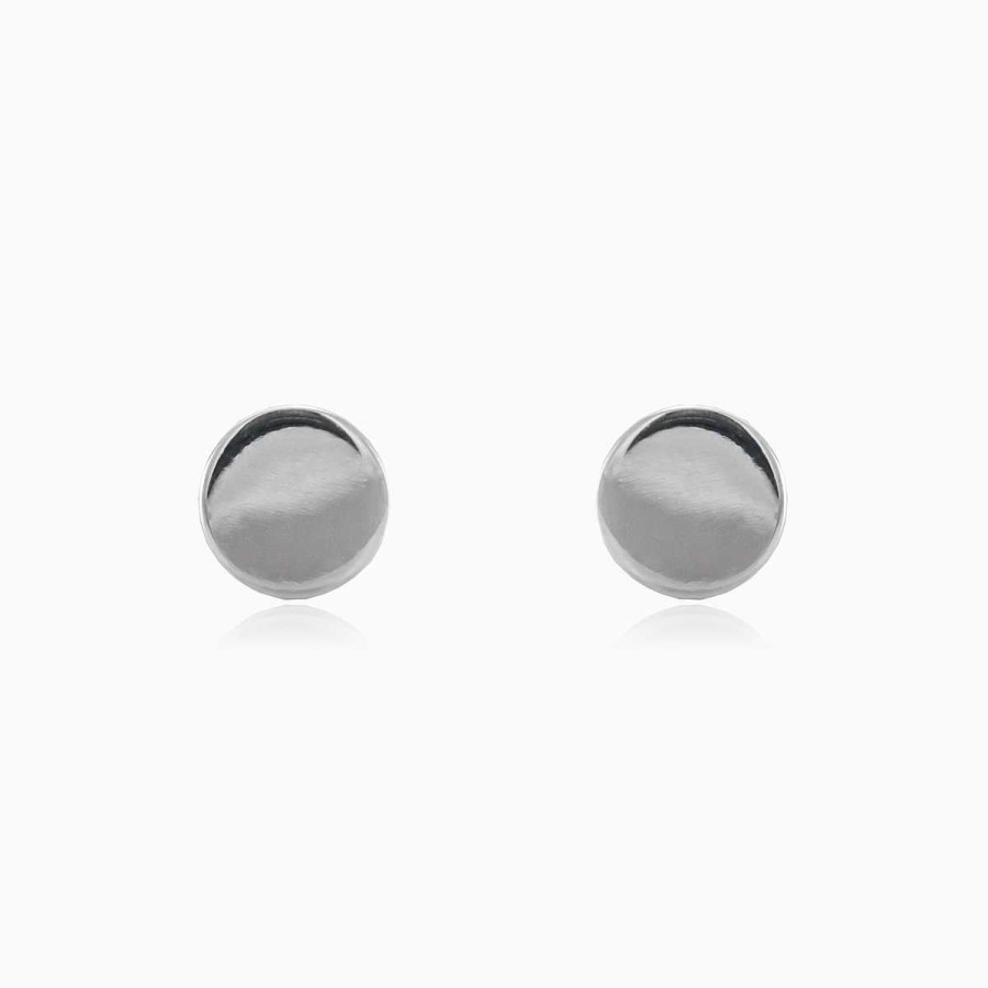 Woman Monte Cristo | Plain Button Earrings