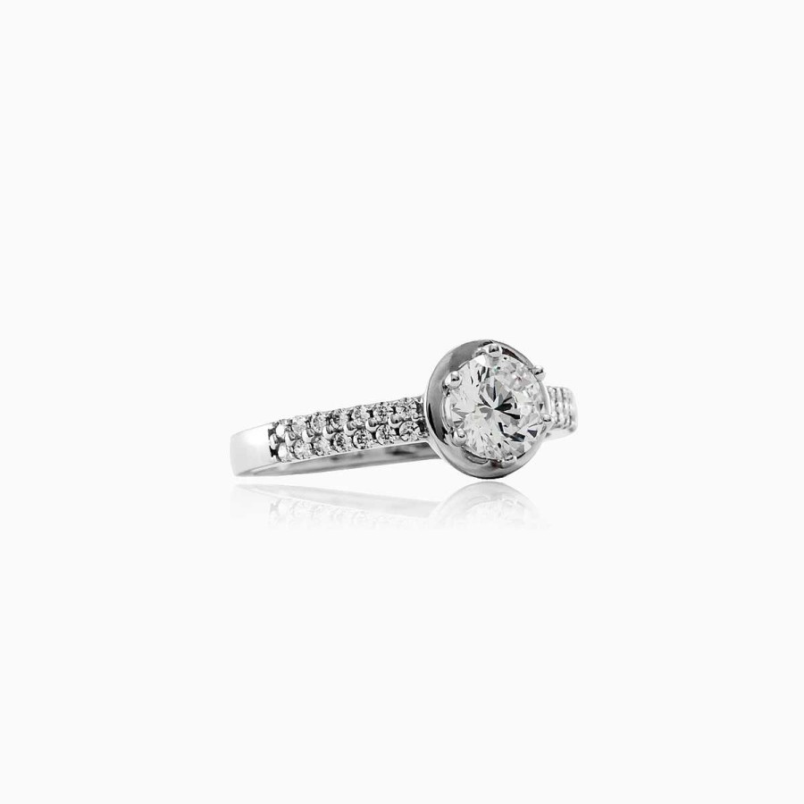 Woman Monte Cristo | Fantas A White Gold Ring