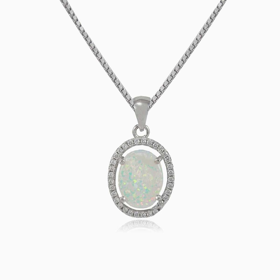 Woman Monte Cristo | White Opal Royal Pendant